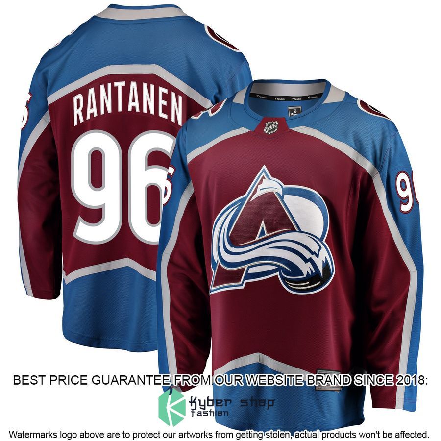 Mikko Rantanen Colorado Avalanche Home Premier Burgundy Hockey Jersey