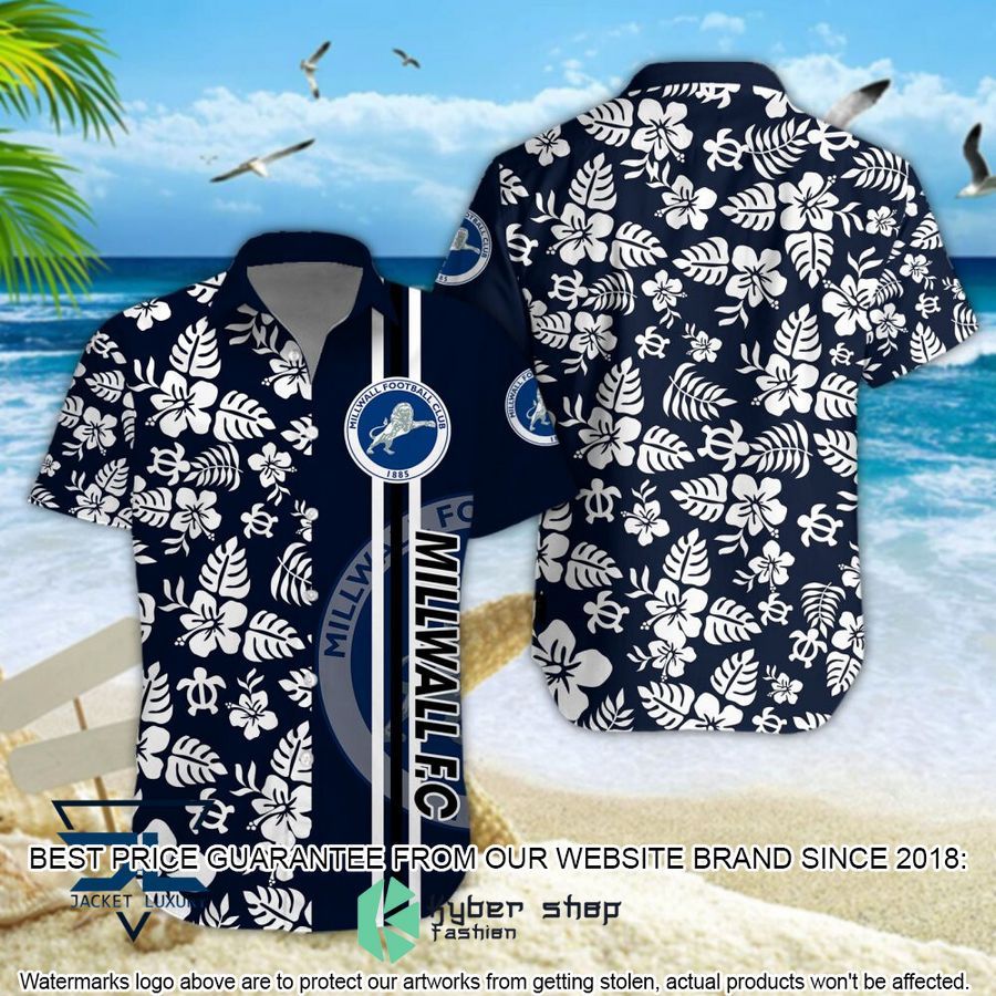 Millwall F.C Logo Hawaiian Shirt, Shorts