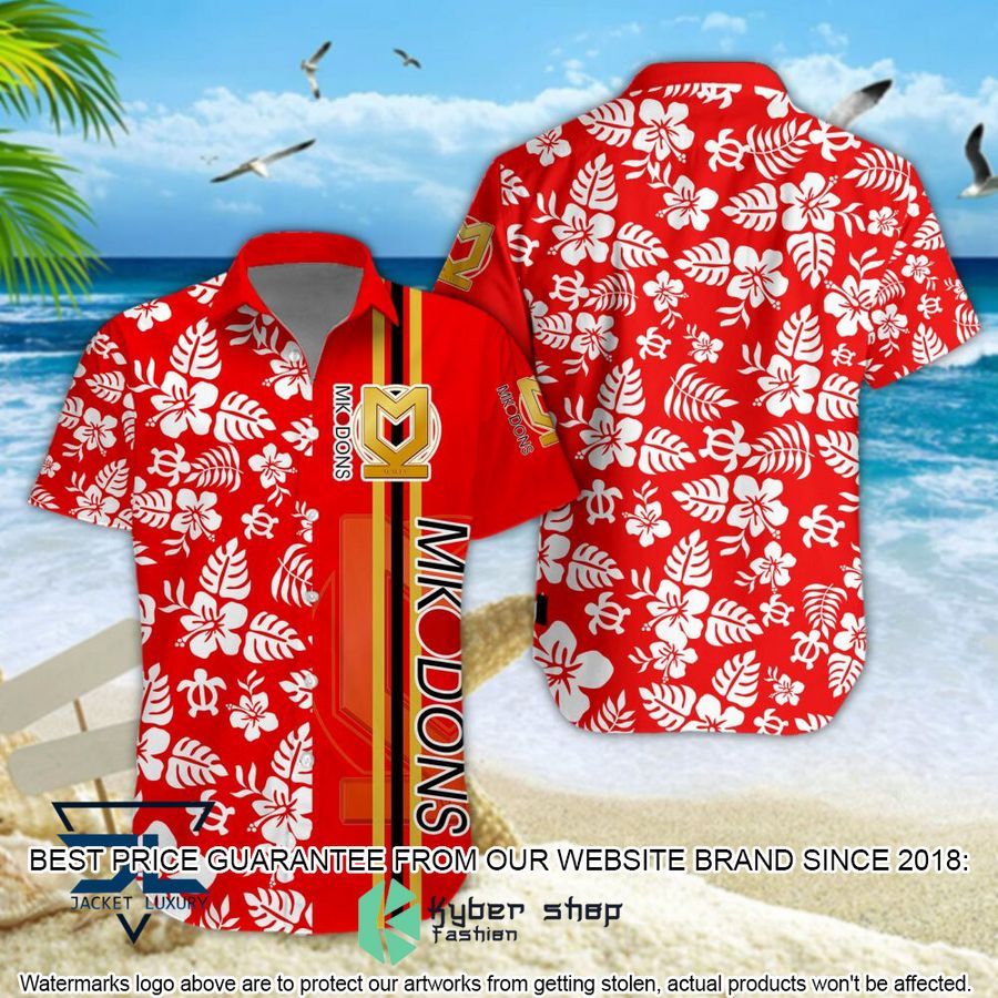 Milton Keynes Dons Hawaiian Shirt, Shorts