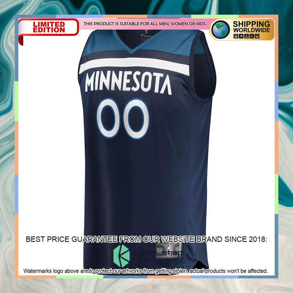Minnesota Timberwolves Custom Navy Basketball Jersey 5 Minnesota Timberwolves Custom Navy Basketball Jersey word1