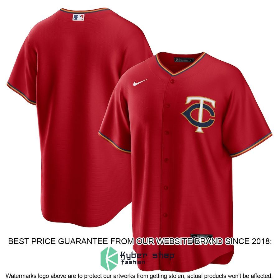 Minnesota Twins Alternate Team Red Baseball Jersey