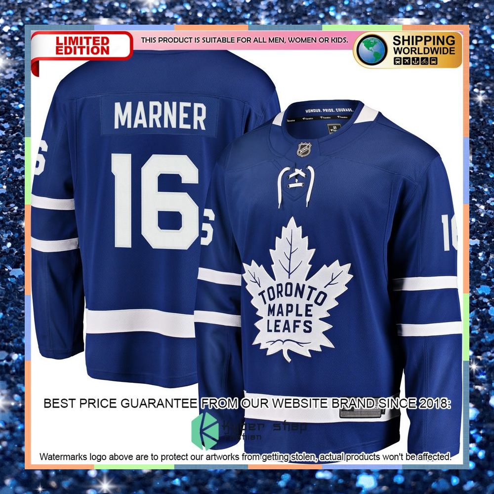 Mitchell Marner Toronto Maple Leafs Home Premier Blue Hockey Jersey 5 Mitchell Marner Toronto Maple Leafs Home Premier Blue Hockey Jersey word1