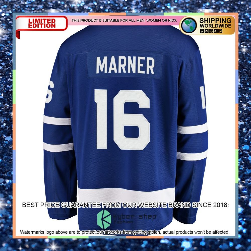 Mitchell Marner Toronto Maple Leafs Home Premier Blue Hockey Jersey 7 Mitchell Marner Toronto Maple Leafs Home Premier Blue Hockey Jersey word1
