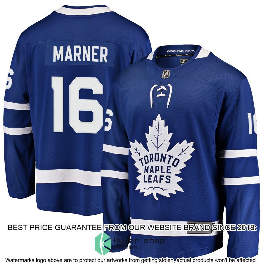 Mitchell Marner Toronto Maple Leafs Home Premier Blue Hockey Jersey 4 Mitchell Marner Toronto Maple Leafs Home Premier Blue Hockey Jersey word1