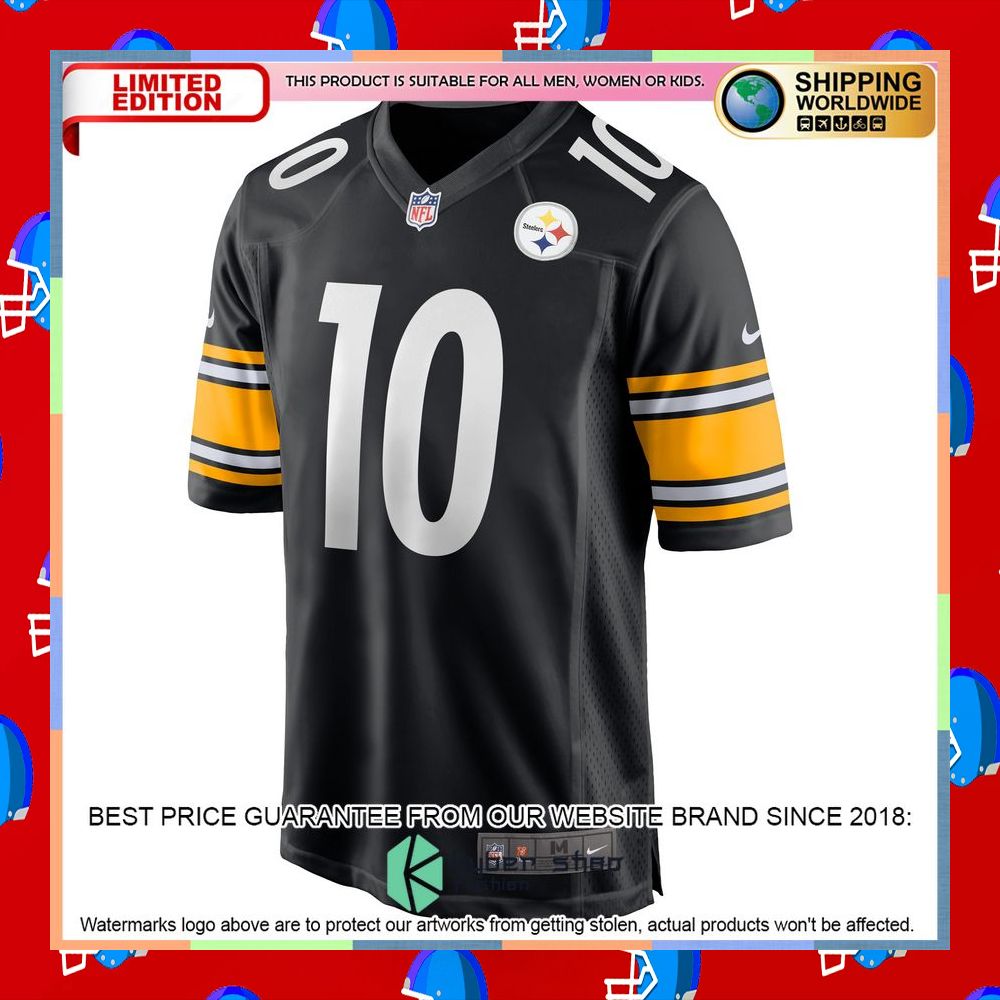 Mitchell Trubisky Pittsburgh Steelers Black Football Jersey 6 Mitchell Trubisky Pittsburgh Steelers Black Football Jersey word1