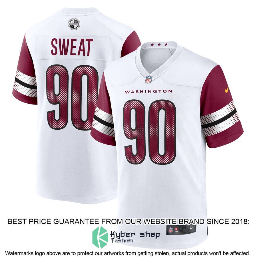 Montez Sweat Washington Commanders White Football Jersey
