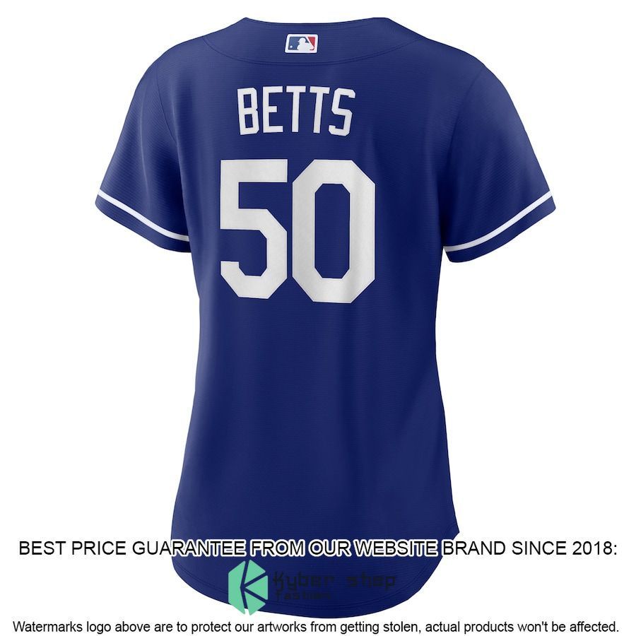 Mookie Betts Los Angeles Dodgers Women Alternate Player Royal Baseball Jersey 3 Mookie Betts Los Angeles Dodgers Women Alternate Player Royal Baseball Jersey word2