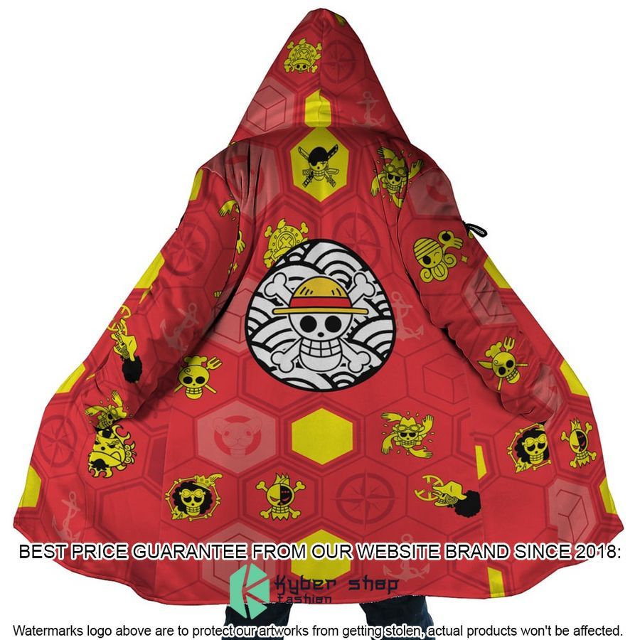 Mugiwara Pirates One Piece Hooded Cloak