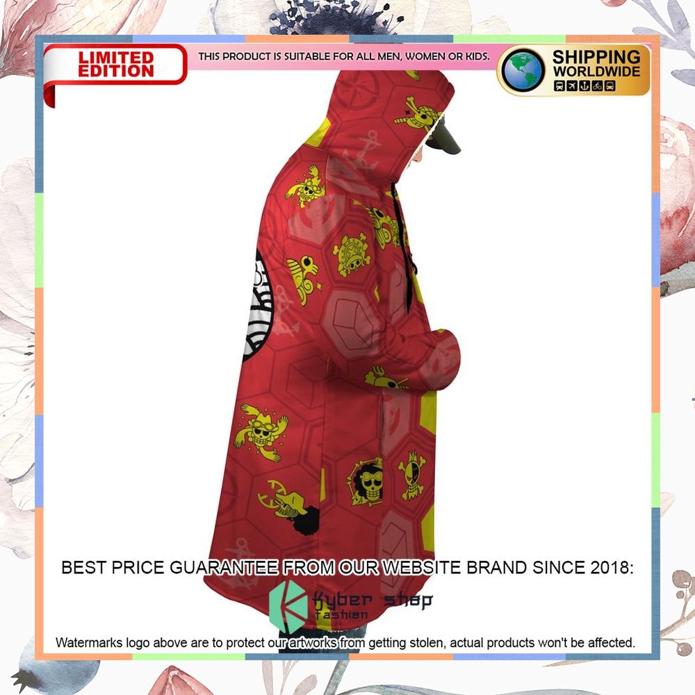 Mugiwara Pirates One Piece Hooded Cloak 9 Mugiwara Pirates One Piece Hooded Cloak word3