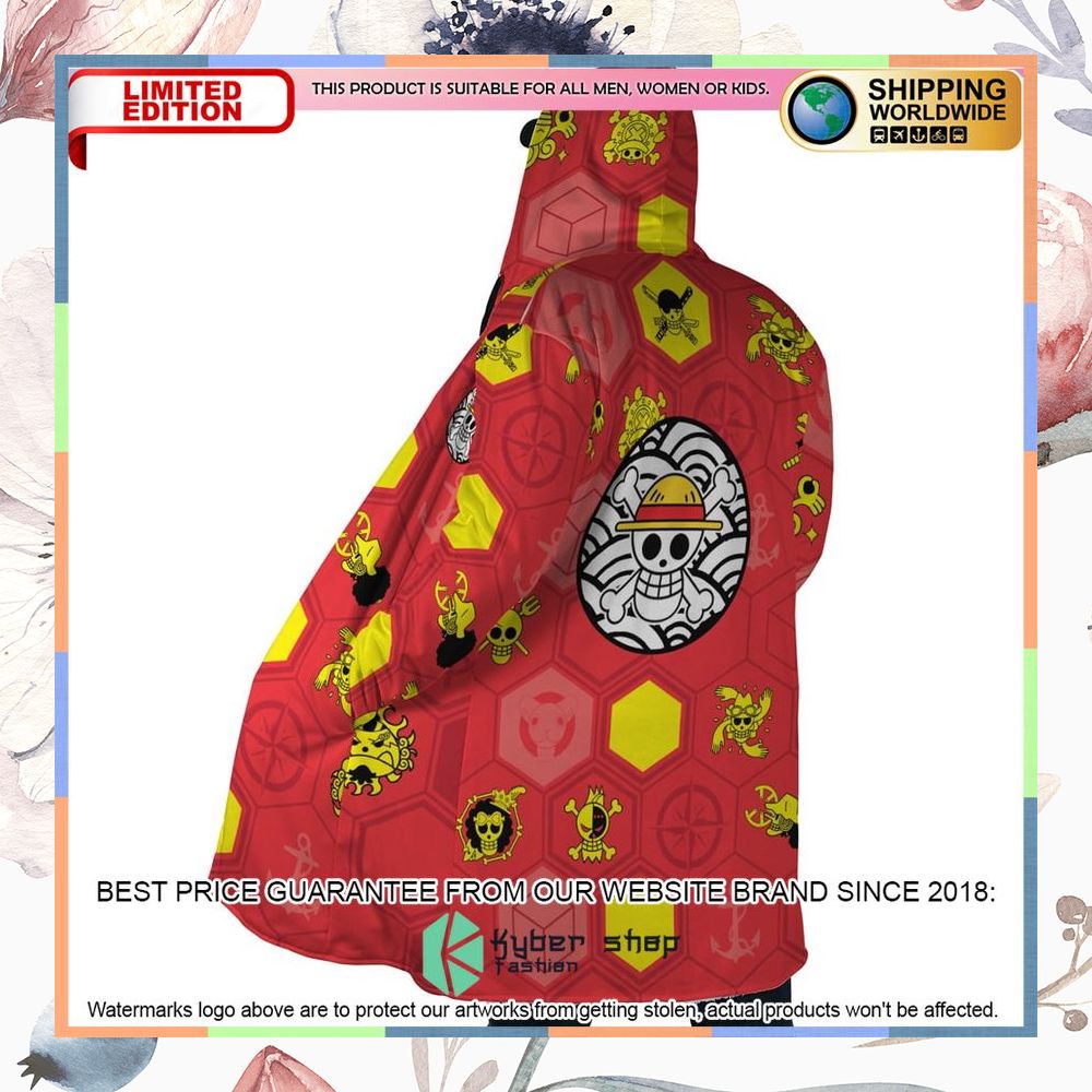 Mugiwara Pirates One Piece Hooded Cloak 10 Mugiwara Pirates One Piece Hooded Cloak word3