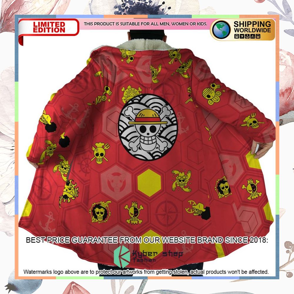 Mugiwara Pirates One Piece Hooded Cloak 12 Mugiwara Pirates One Piece Hooded Cloak word3