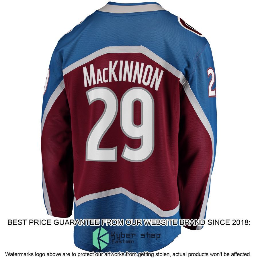 Nathan MacKinnon Colorado Avalanche Breakaway Burgundy Hockey Jersey 3 Nathan MacKinnon Colorado Avalanche Breakaway Burgundy Hockey Jersey word2