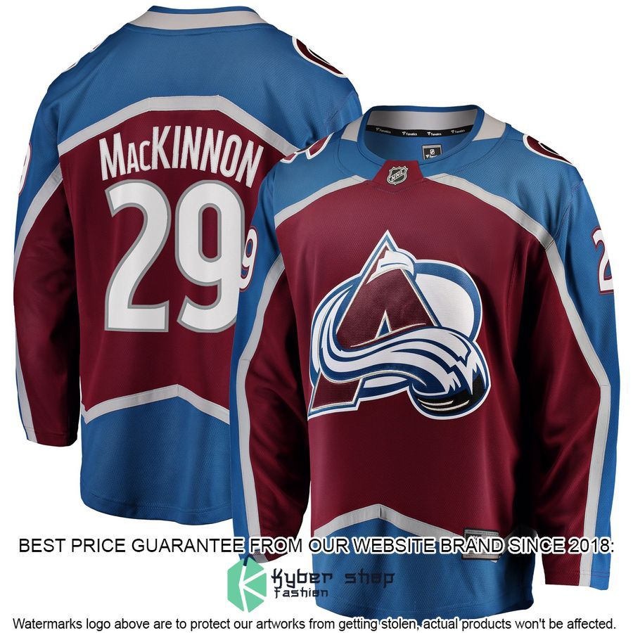 Nathan MacKinnon Colorado Avalanche Breakaway Burgundy Hockey Jersey 4 Nathan MacKinnon Colorado Avalanche Breakaway Burgundy Hockey Jersey word2