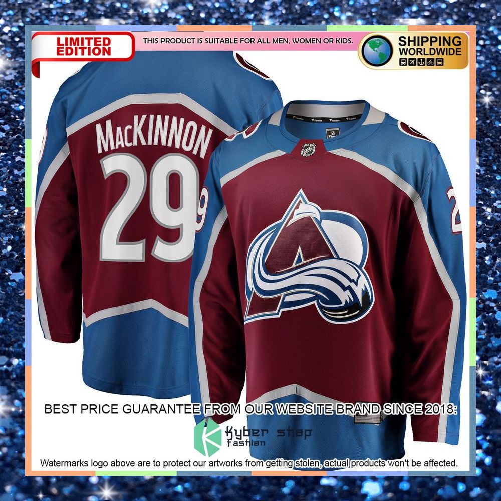 Nathan MacKinnon Colorado Avalanche Breakaway Burgundy Hockey Jersey 9 Nathan MacKinnon Colorado Avalanche Breakaway Burgundy Hockey Jersey word2