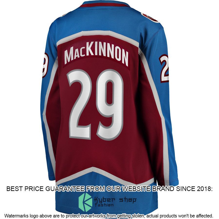 Nathan MacKinnon Colorado Avalanche Women's Home Maroon Hockey Jersey 3 Nathan MacKinnon Colorado Avalanche Women's Home Maroon Hockey Jersey word2