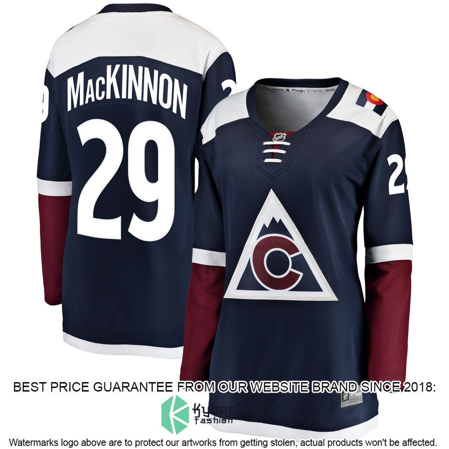 Nathan MacKinnon Colorado Avalanche Women's Home Maroon Hockey Jersey 5 Nathan MacKinnon Colorado Avalanche Women's Home Maroon Hockey Jersey word2