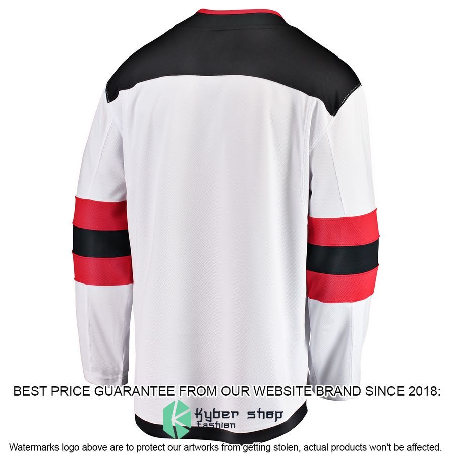 New Jersey Devils Breakaway Away White Hockey Jersey 3 New Jersey Devils Breakaway Away White Hockey Jersey word2