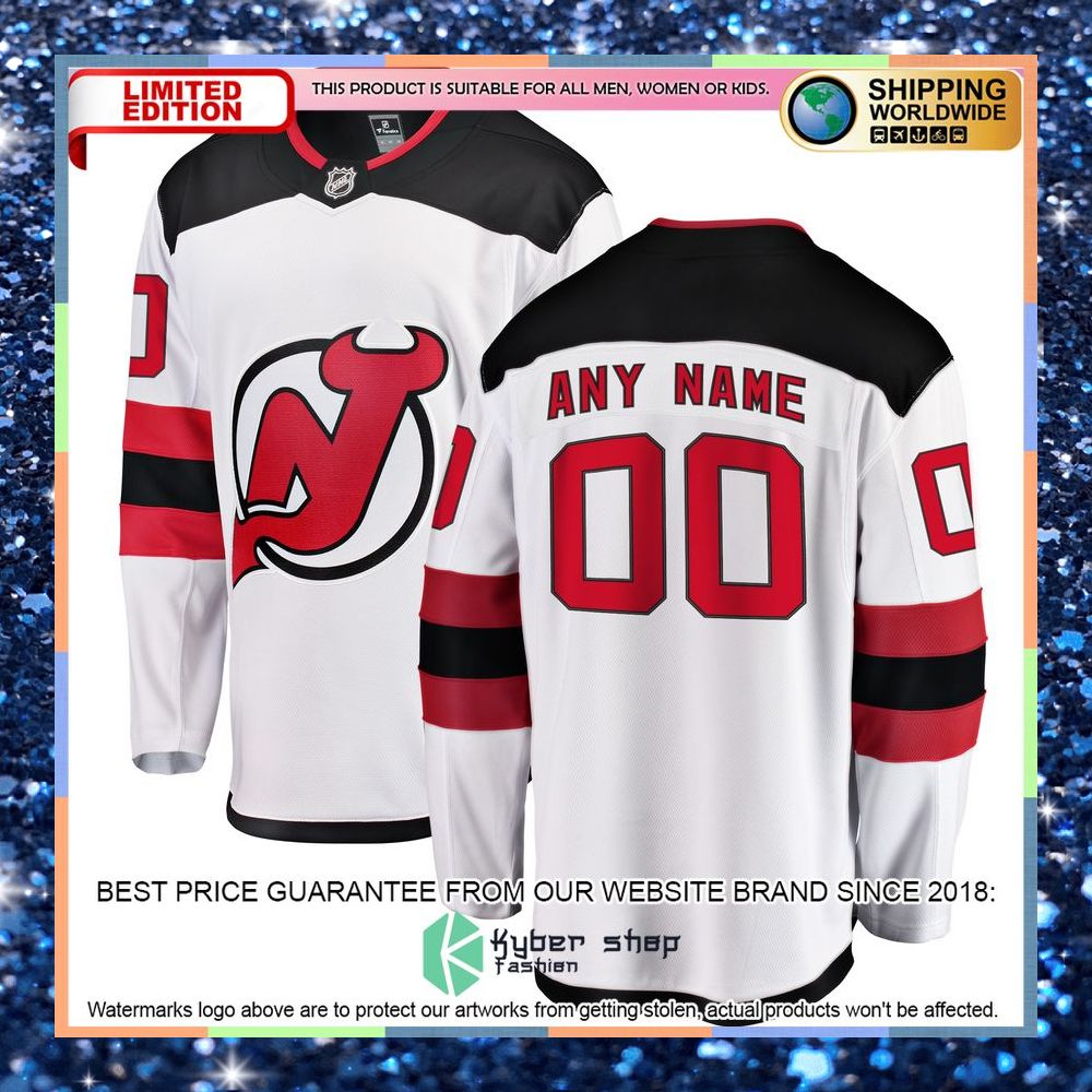 New Jersey Devils Home Custom Red Hockey Jersey 10 New Jersey Devils Home Custom Red Hockey Jersey word2