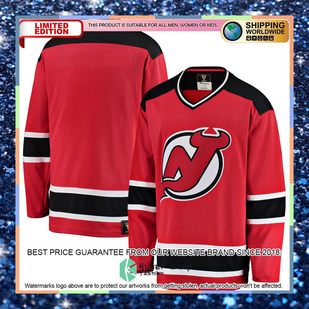 New Jersey Devils Premier Heritage Blank Red Hockey Jersey 5 New Jersey Devils Premier Heritage Blank Red Hockey Jersey word1