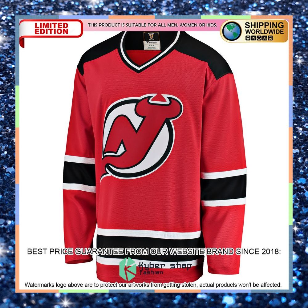 New Jersey Devils Premier Heritage Blank Red Hockey Jersey 6 New Jersey Devils Premier Heritage Blank Red Hockey Jersey word1