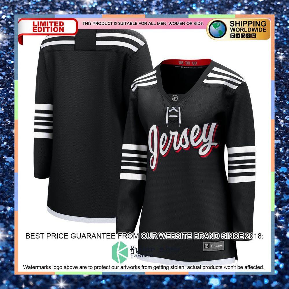 New Jersey Devils Women's Alternate Premier Team Black Hockey Jersey 5 New Jersey Devils Women's Alternate Premier Team Black Hockey Jersey word3