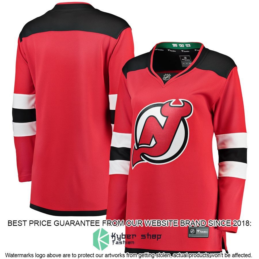 New Jersey Devils Women's Home Red Hockey Jersey