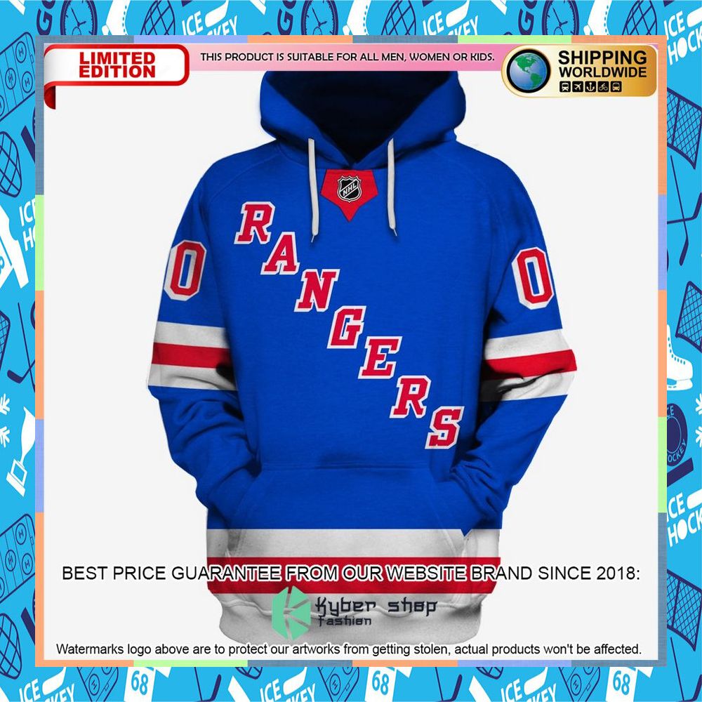New York Rangers CUSTOM blue Shirt, Hoodie 7 New York Rangers CUSTOM blue Shirt, Hoodie word1