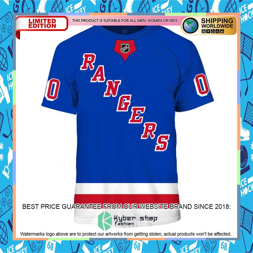 New York Rangers CUSTOM blue Shirt, Hoodie 8 New York Rangers CUSTOM blue Shirt, Hoodie word1