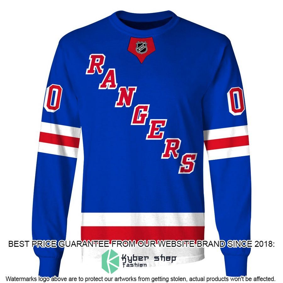 New York Rangers CUSTOM blue Shirt, Hoodie 3 New York Rangers CUSTOM blue Shirt, Hoodie word1