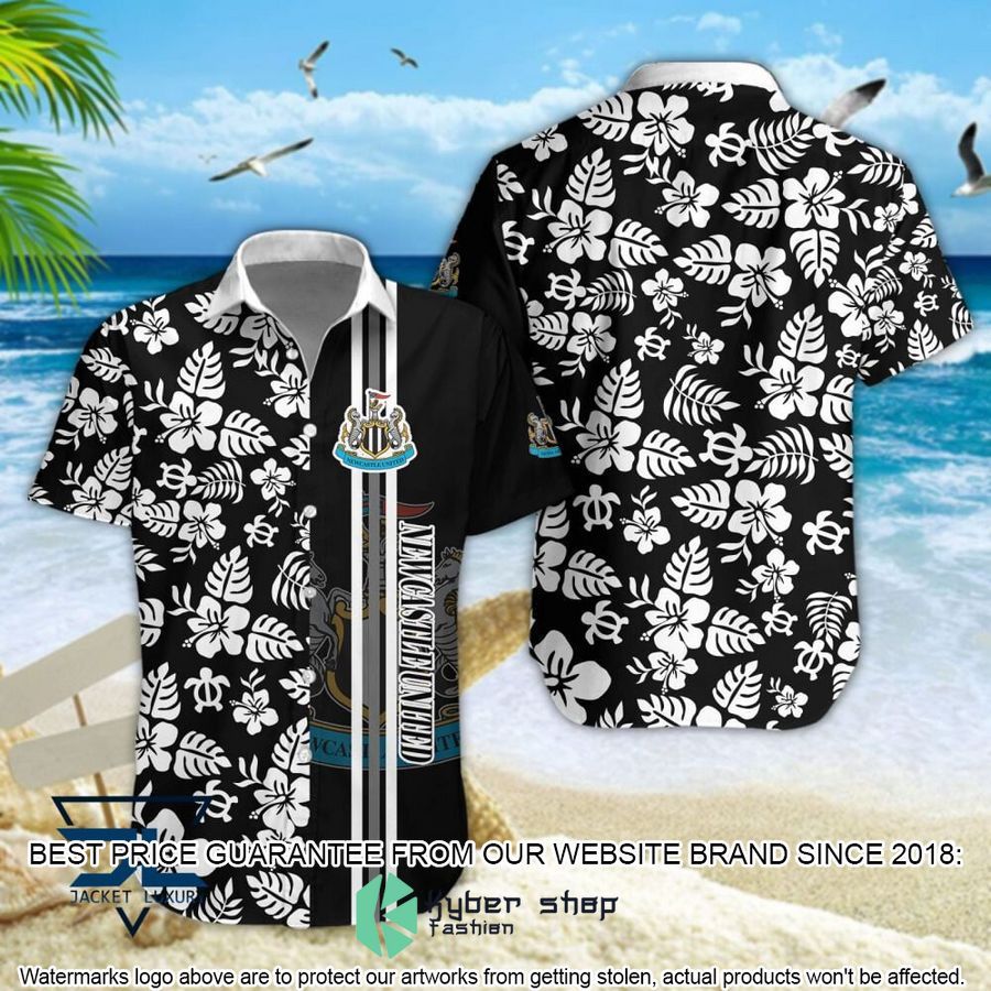 Newcastle United F.C Flowers Hawaiian Shirt, Shorts