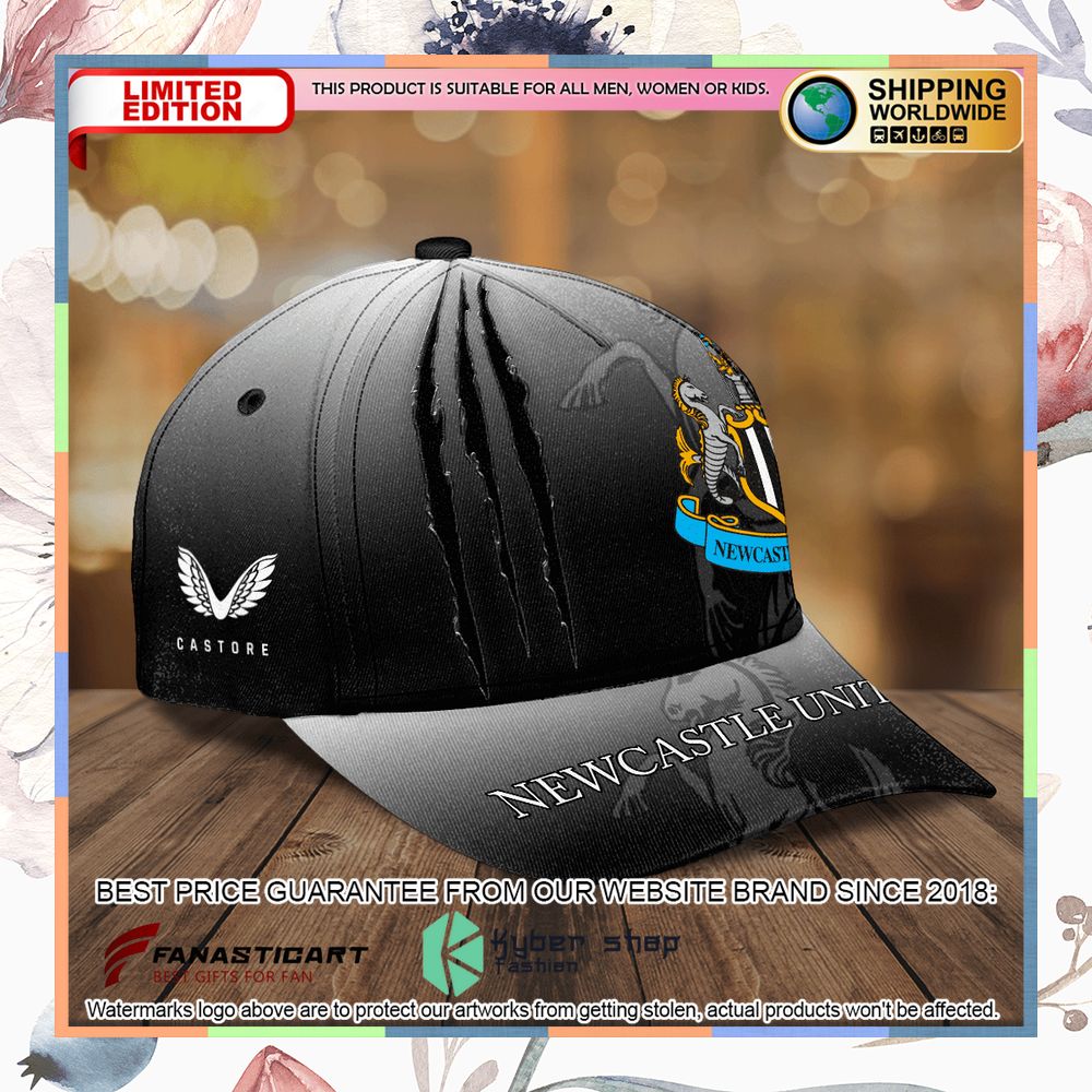 Newcastle United FC grey Classic Cap 5 Newcastle United FC grey Classic Cap word2