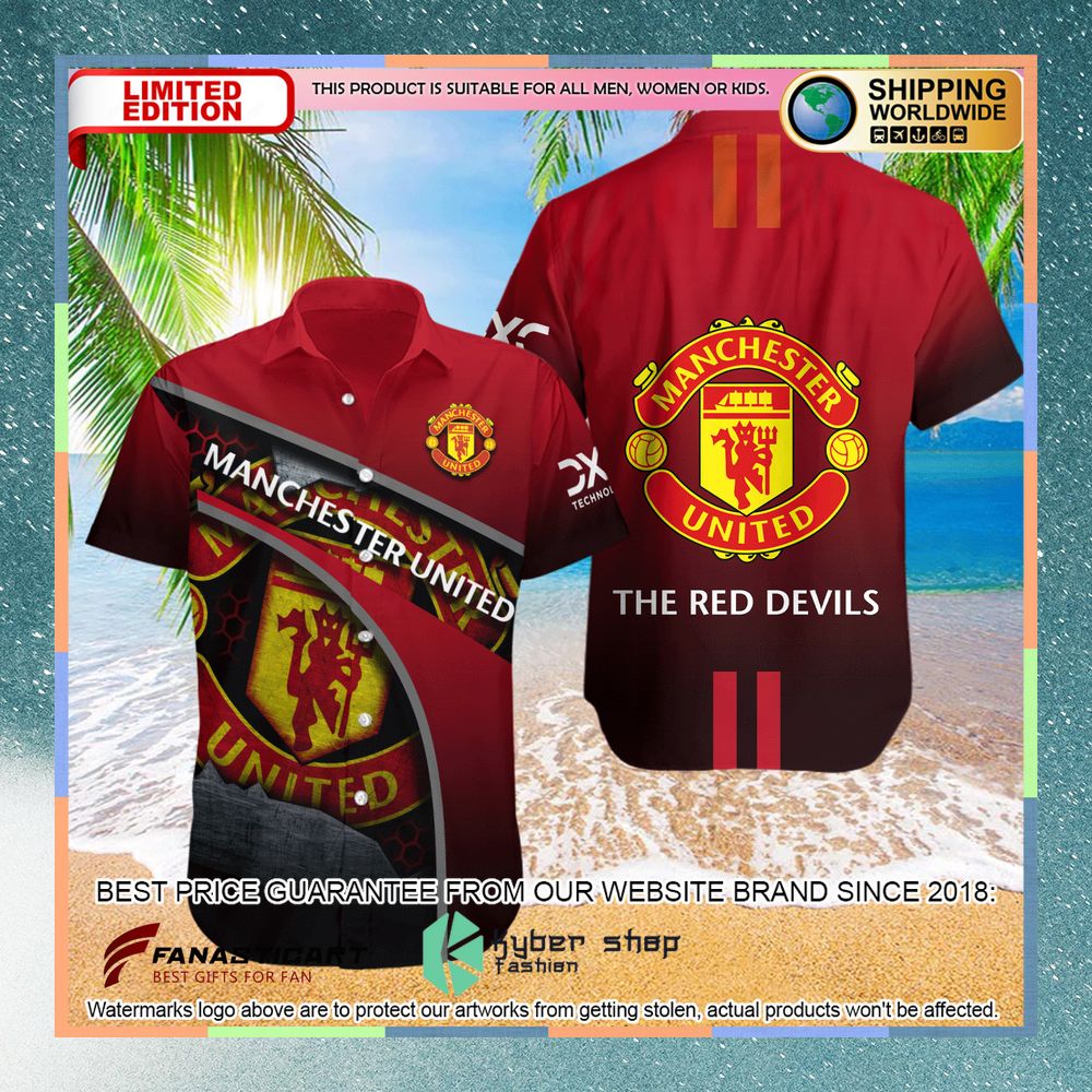Newcastle United FC The Red Devils Hawaiian Shirt 3 Newcastle United FC The Red Devils Hawaiian Shirt word3