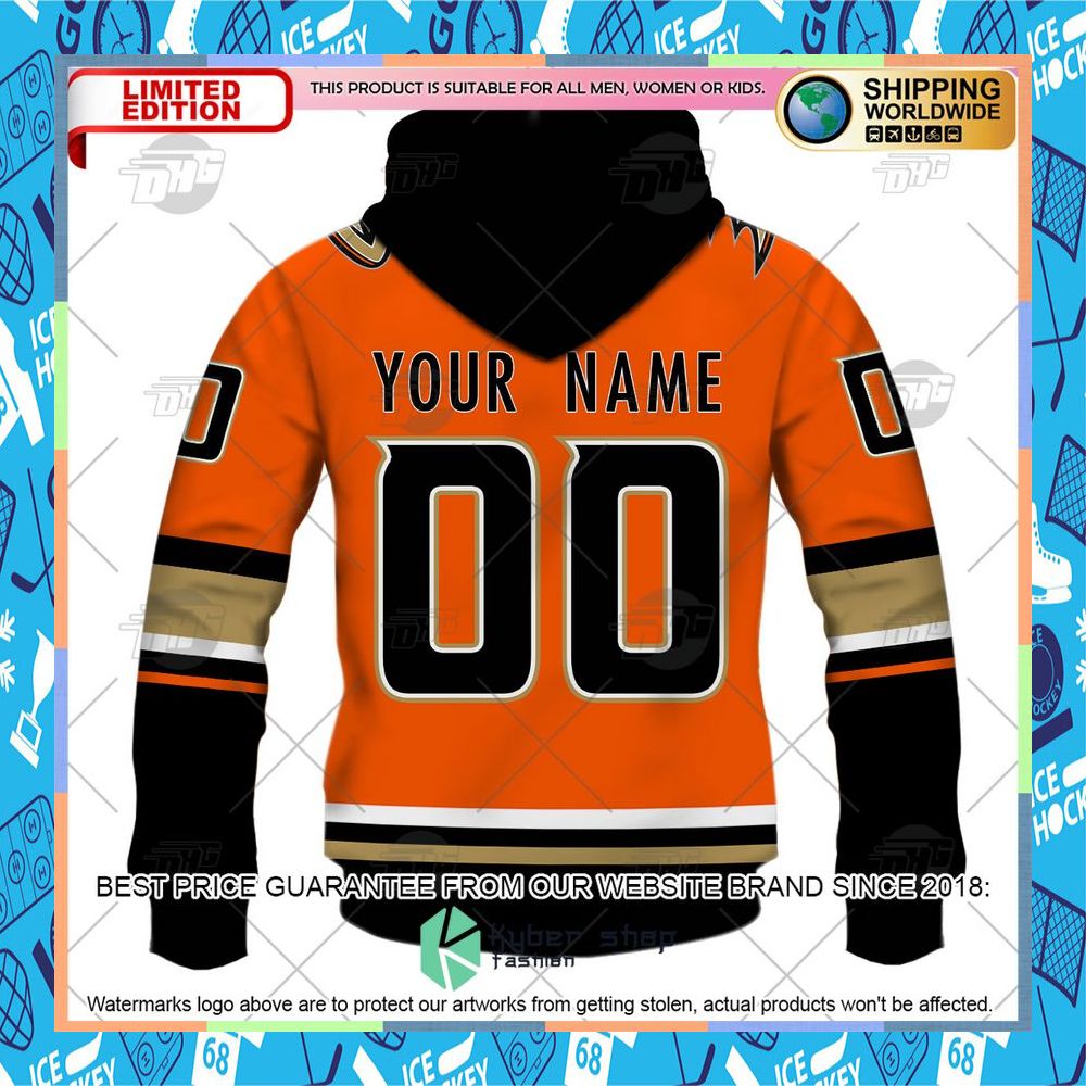 NHL Anaheim Ducks 2022 Orange Alternate CUSTOM Shirt, Hoodie 17 NHL Anaheim Ducks 2022 Orange Alternate CUSTOM Shirt, Hoodie word3