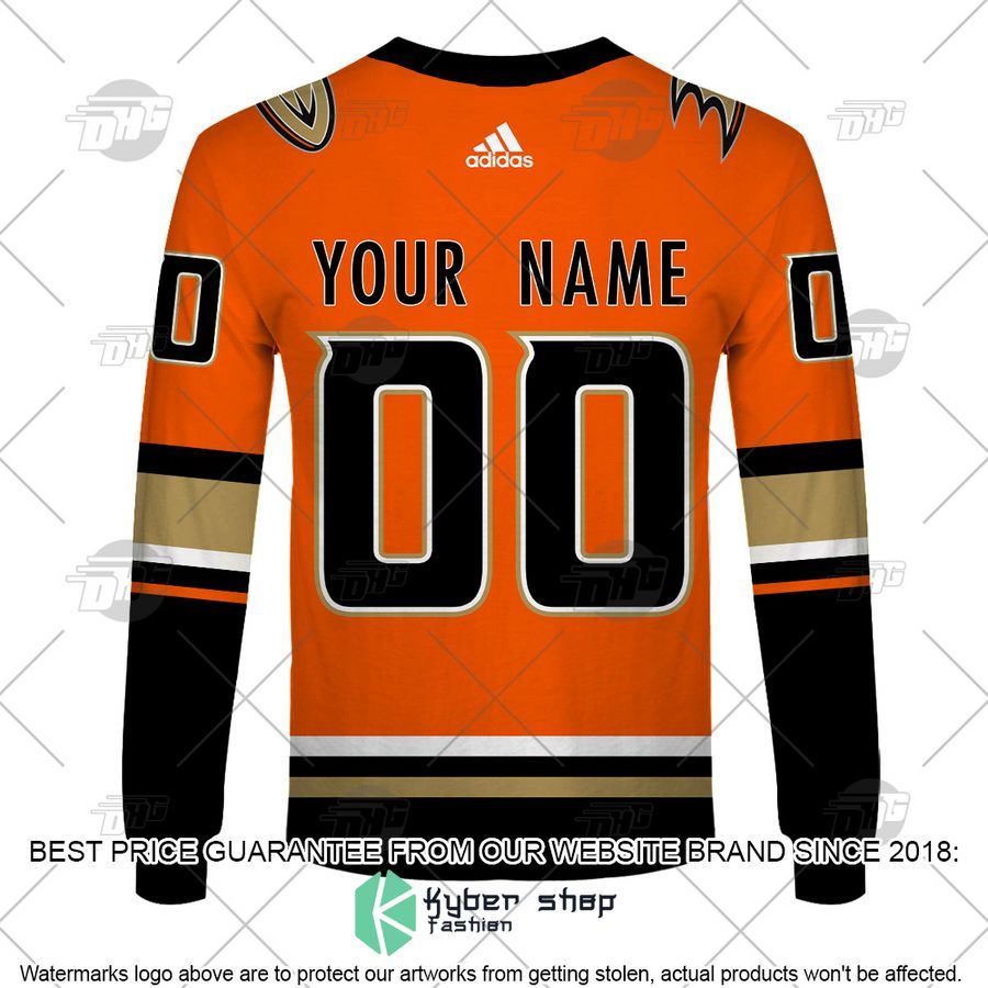 NHL Anaheim Ducks 2022 Orange Alternate CUSTOM Shirt, Hoodie 9 NHL Anaheim Ducks 2022 Orange Alternate CUSTOM Shirt, Hoodie word3