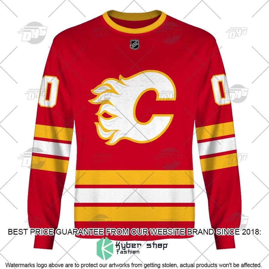 NHL Calgary Flames 2022 Red Home CUSTOM Shirt, Hoodie 5 NHL Calgary Flames 2022 Red Home CUSTOM Shirt, Hoodie word1