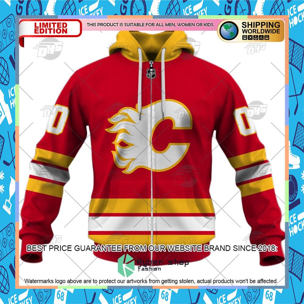NHL Calgary Flames 2022 Red Home CUSTOM Shirt, Hoodie 16 NHL Calgary Flames 2022 Red Home CUSTOM Shirt, Hoodie word1