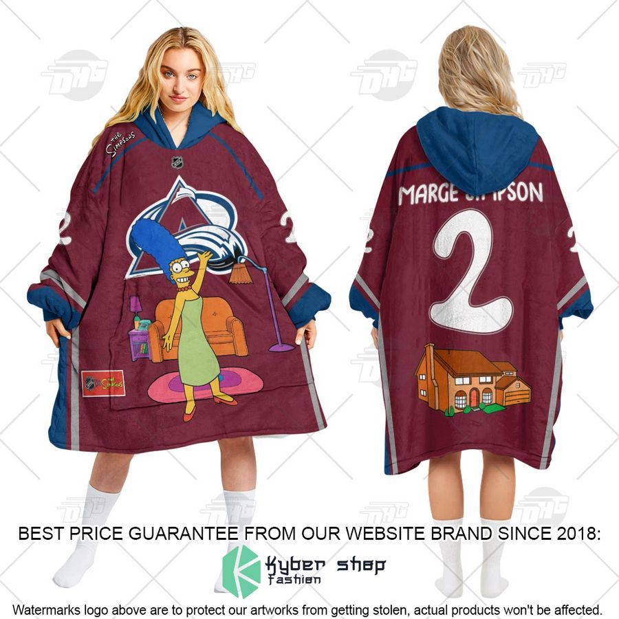 NHL Colorado Avalanche The Simpsons CUSTOM Oodie Blanket Hoodie 4 NHL Colorado Avalanche The Simpsons CUSTOM Oodie Blanket Hoodie word3