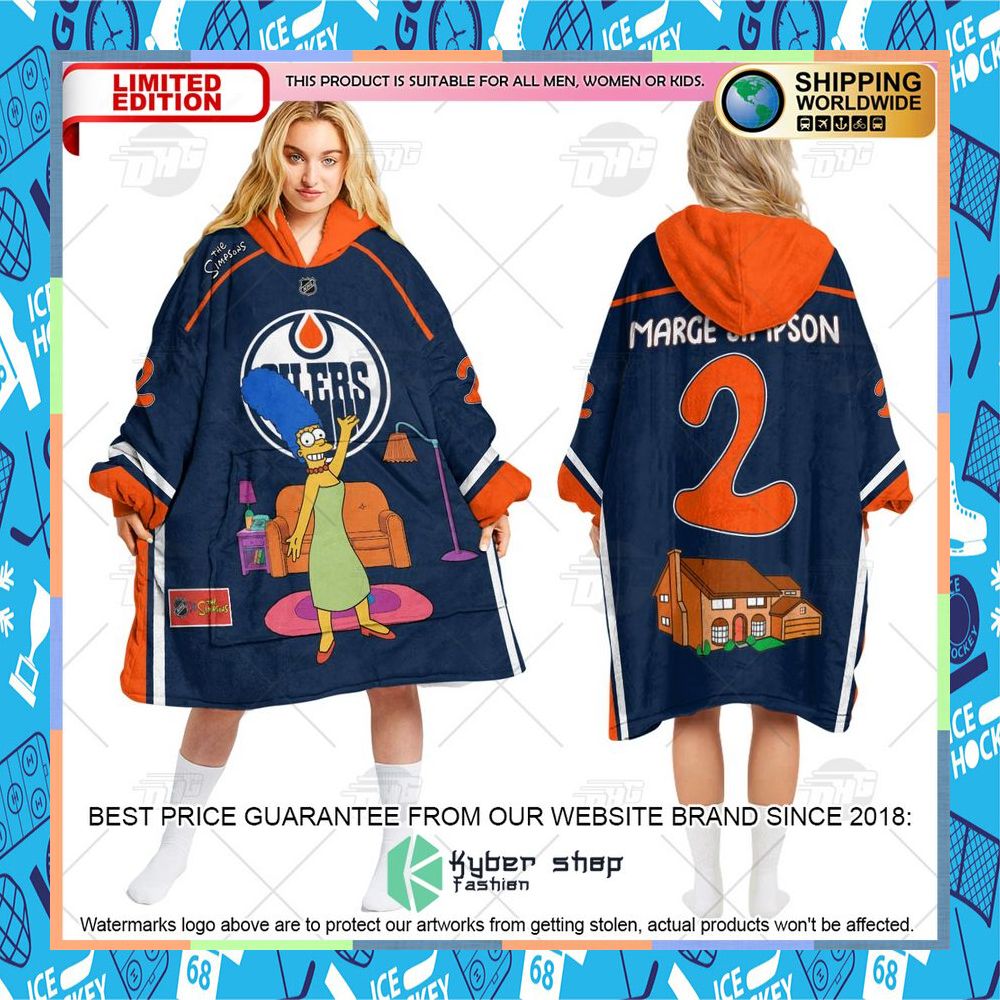NHL Edmonton Oilers The Simpsons CUSTOM Oodie Blanket Hoodie 10 NHL Edmonton Oilers The Simpsons CUSTOM Oodie Blanket Hoodie word3