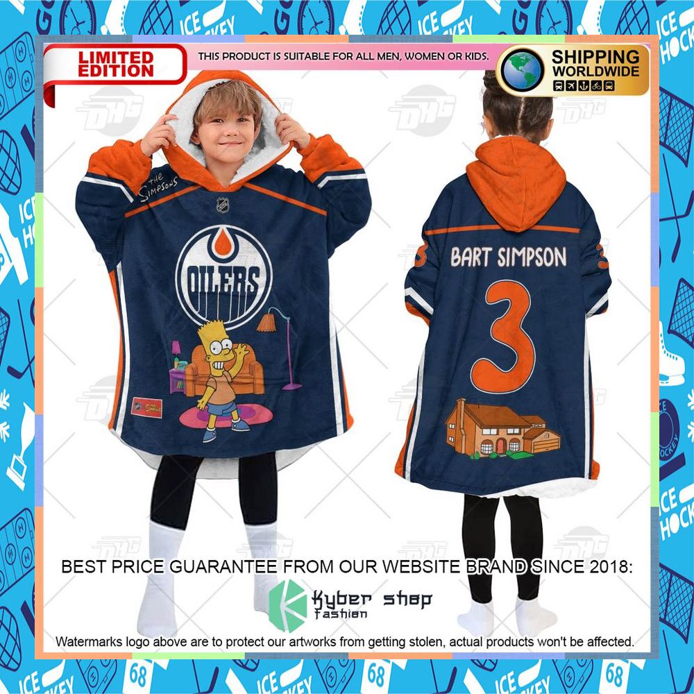 NHL Edmonton Oilers The Simpsons CUSTOM Oodie Blanket Hoodie 11 NHL Edmonton Oilers The Simpsons CUSTOM Oodie Blanket Hoodie word3