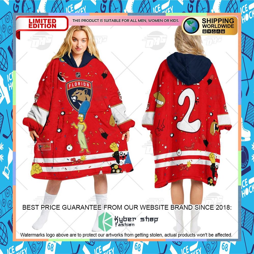 NHL Florida Panthers The Simpsons CUSTOM Oodie Blanket Hoodie 10 NHL Florida Panthers The Simpsons CUSTOM Oodie Blanket Hoodie word2