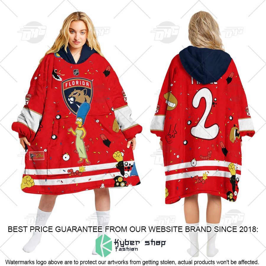 NHL Florida Panthers The Simpsons CUSTOM Oodie Blanket Hoodie 4 NHL Florida Panthers The Simpsons CUSTOM Oodie Blanket Hoodie word2