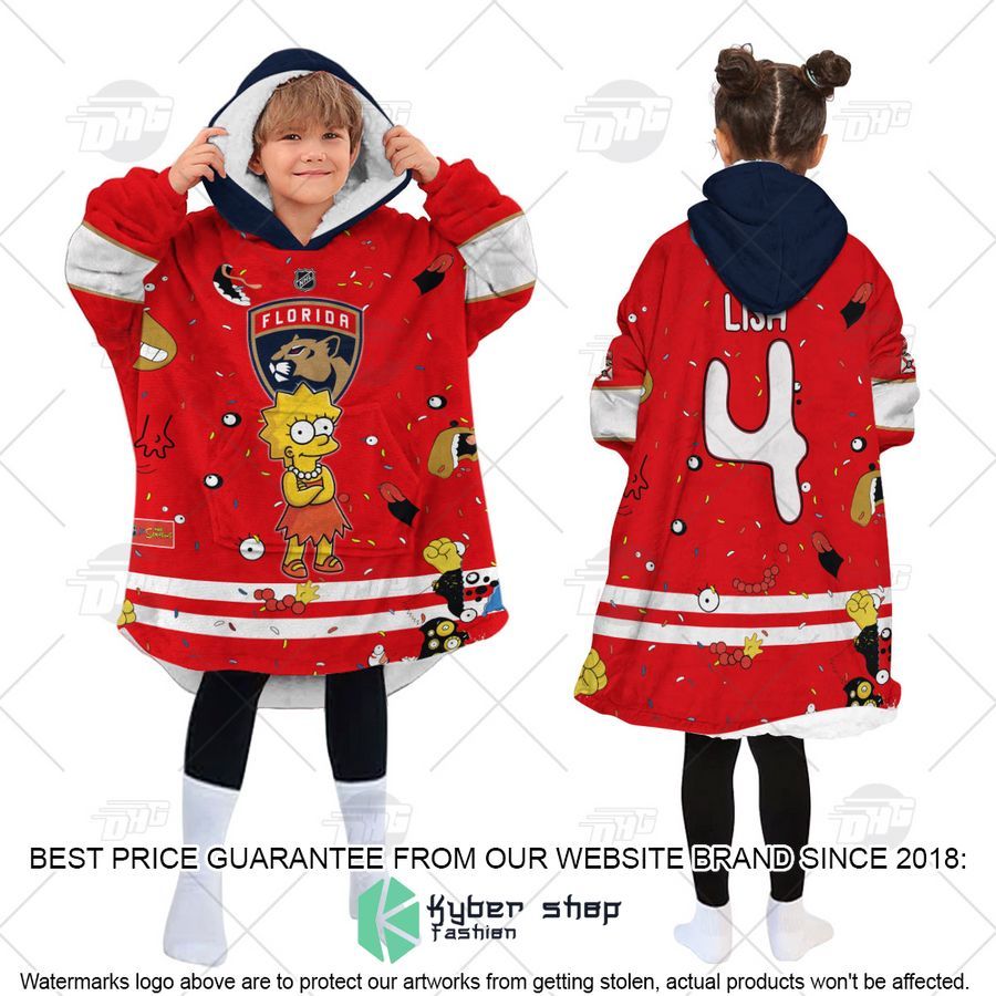 NHL Florida Panthers The Simpsons CUSTOM Oodie Blanket Hoodie 6 NHL Florida Panthers The Simpsons CUSTOM Oodie Blanket Hoodie word2