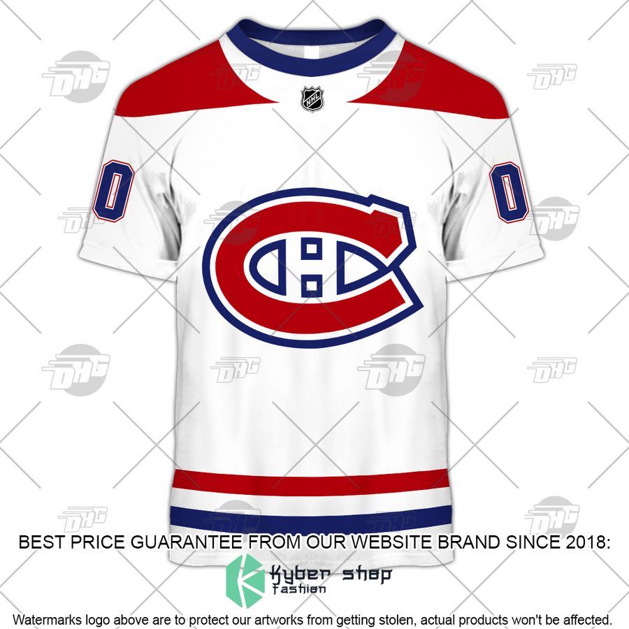 NHL Montreal Canadiens 2022 White Away CUSTOM Shirt, Hoodie 4 NHL Montreal Canadiens 2022 White Away CUSTOM Shirt, Hoodie word2