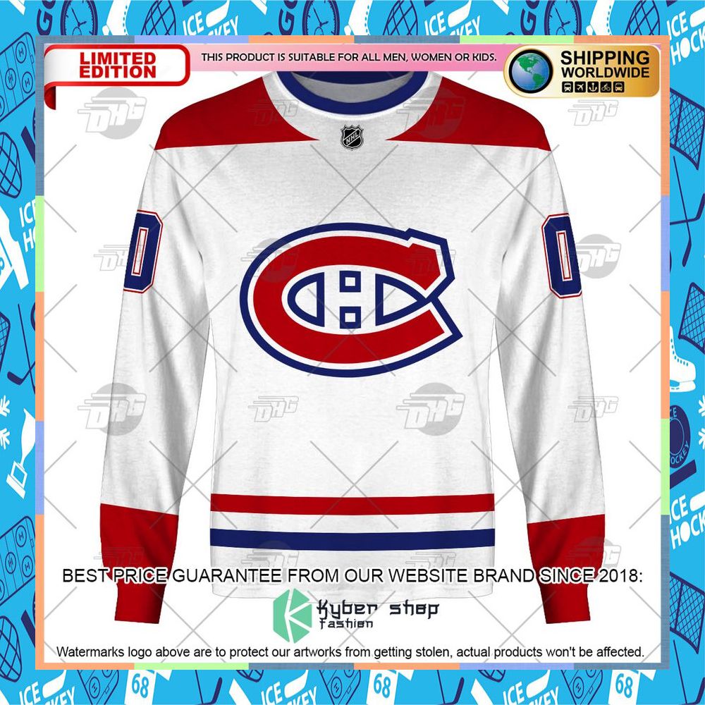NHL Montreal Canadiens 2022 White Away CUSTOM Shirt, Hoodie 15 NHL Montreal Canadiens 2022 White Away CUSTOM Shirt, Hoodie word2