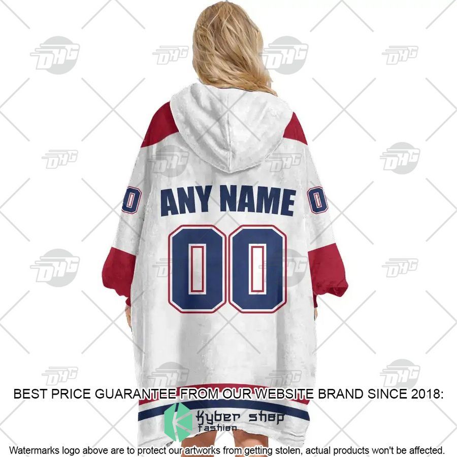 NHL Montreal Canadiens white CUSTOM Oodie Blanket Hoodie 3 NHL Montreal Canadiens white CUSTOM Oodie Blanket Hoodie word1