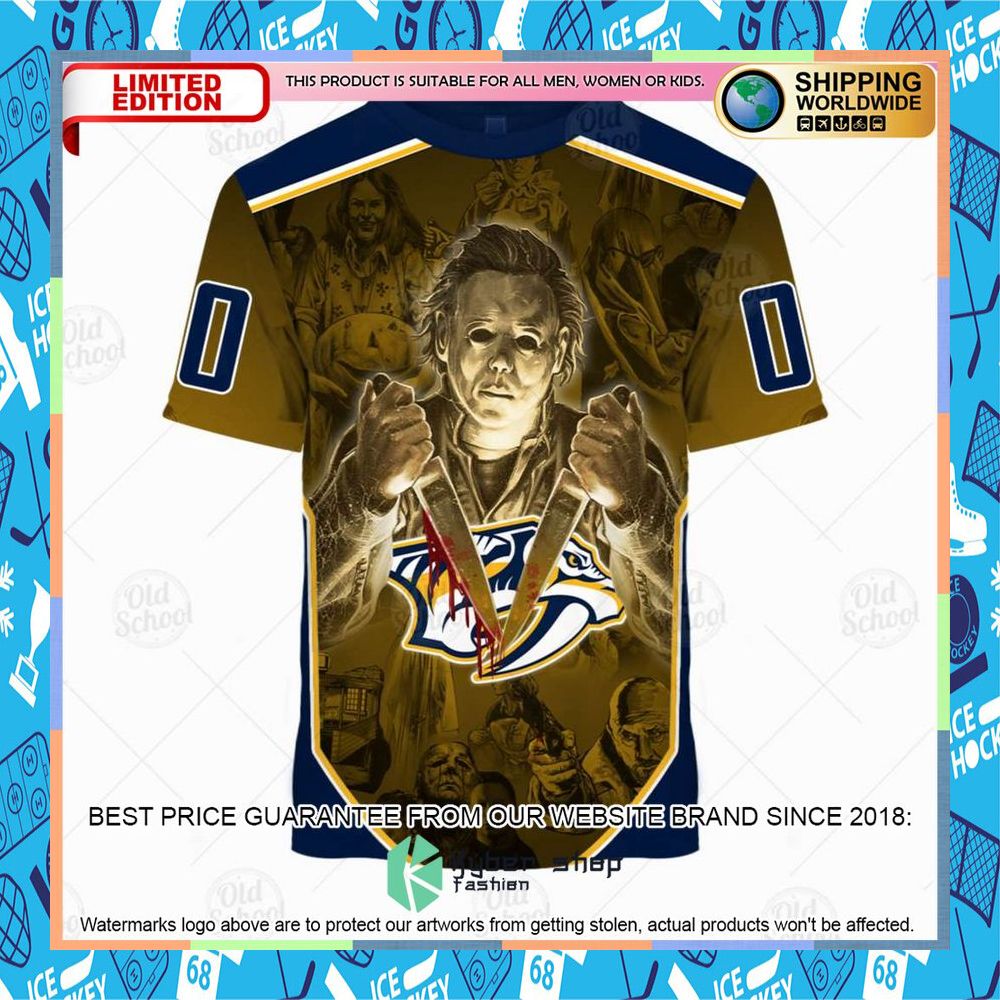 NHL Nashville Predators x Michael Myers Halloween 2020 Style CUSTOM Shirt, Hoodie 10 NHL Nashville Predators x Michael Myers Halloween 2020 Style CUSTOM Shirt, Hoodie word3