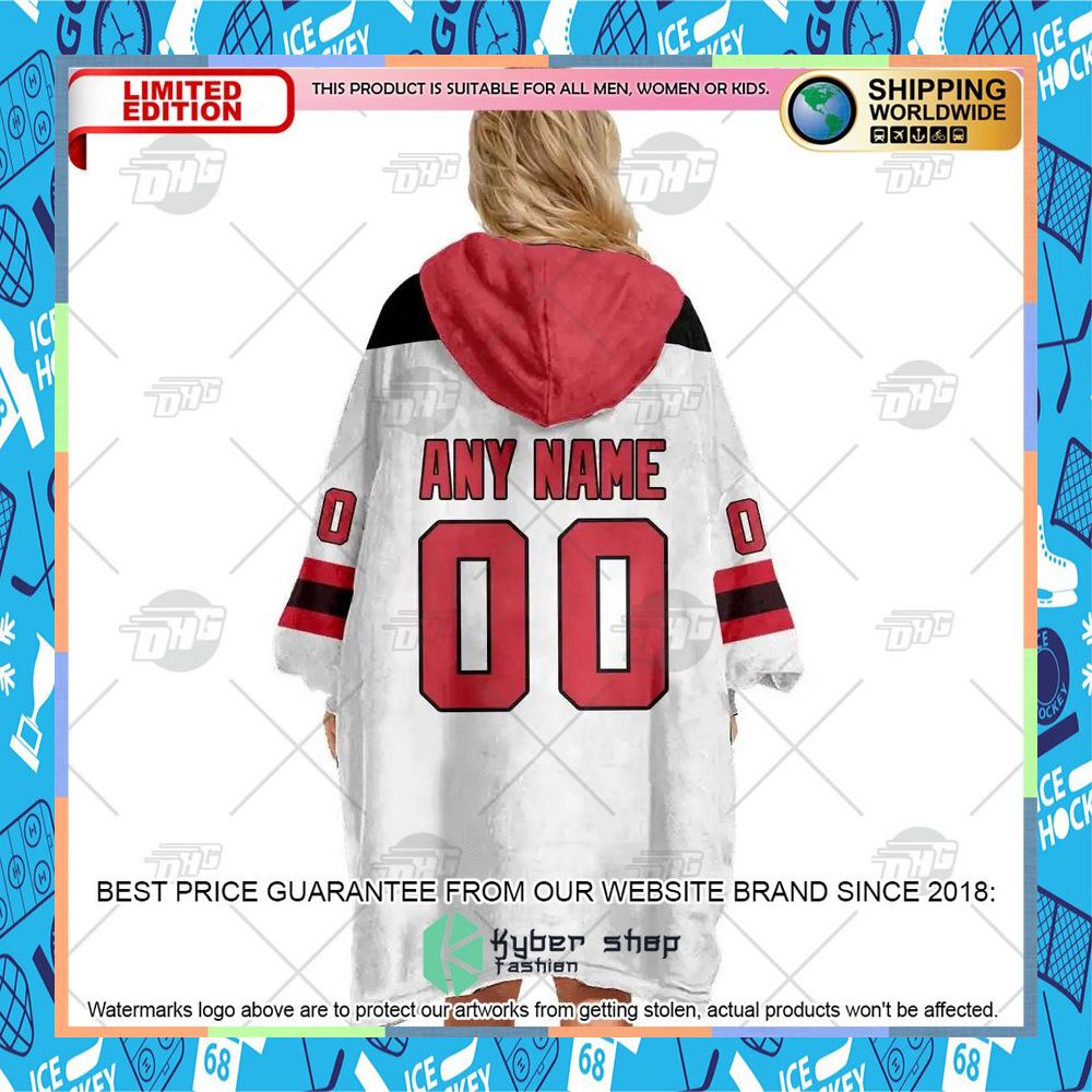 NHL New Jersey Devils white CUSTOM Oodie Blanket Hoodie 14 NHL New Jersey Devils white CUSTOM Oodie Blanket Hoodie word2