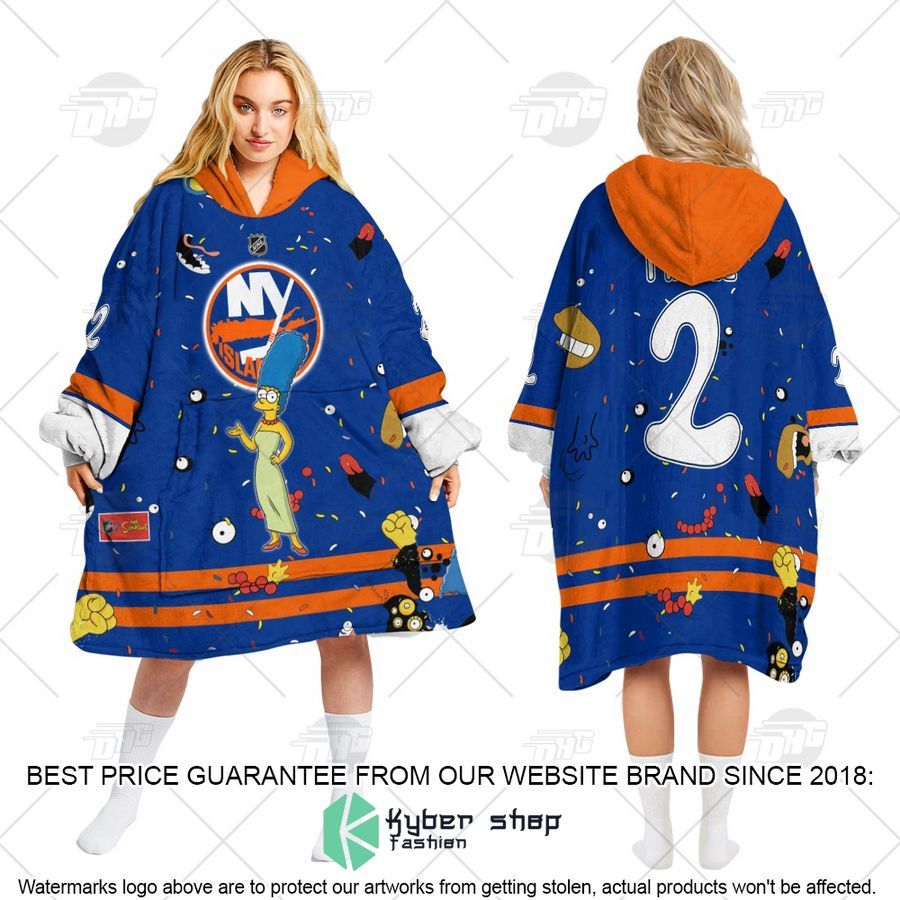 NHL New York Islanders The Simpsons CUSTOM Oodie Blanket Hoodie 4 NHL New York Islanders The Simpsons CUSTOM Oodie Blanket Hoodie word2