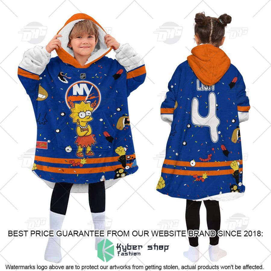 NHL New York Islanders The Simpsons CUSTOM Oodie Blanket Hoodie 6 NHL New York Islanders The Simpsons CUSTOM Oodie Blanket Hoodie word2