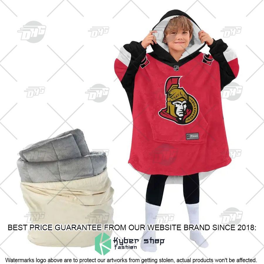 NHL Ottawa Senators logo CUSTOM Oodie Blanket Hoodie 6 NHL Ottawa Senators logo CUSTOM Oodie Blanket Hoodie word3
